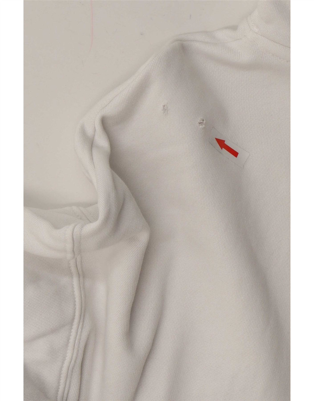 Champion Sweat-shirt à col zippé pour homme Grand coton blanc
