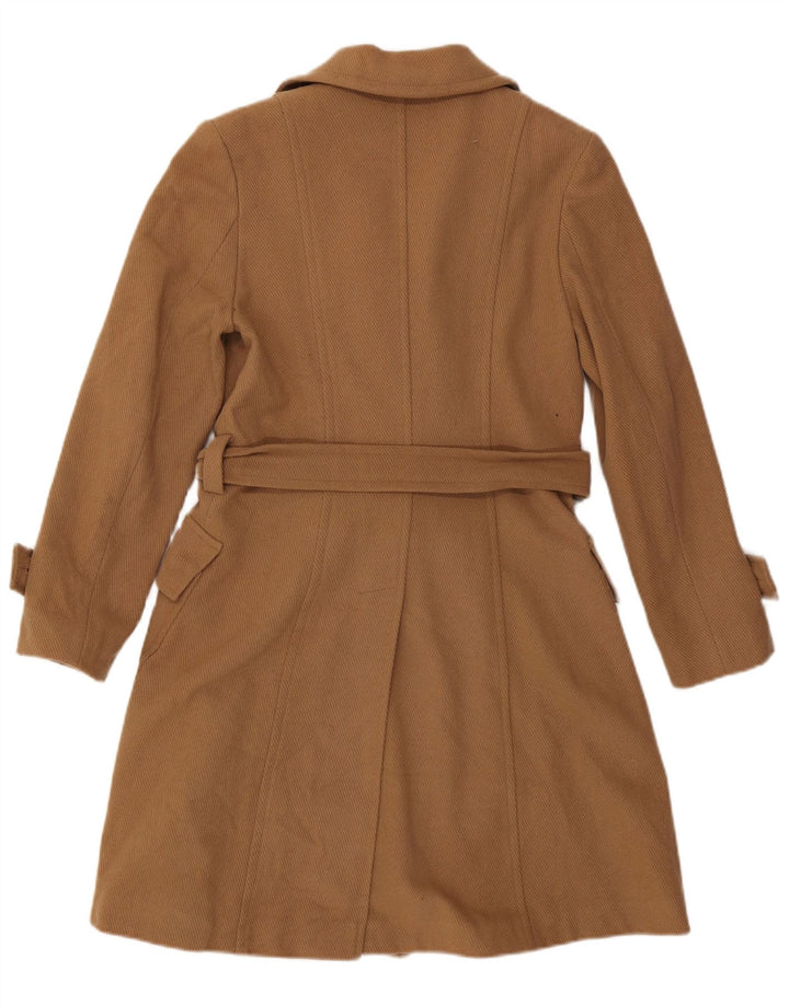 Onyx Manteau Double Boutonnage Femme IT 44 Laine Marron Moyen