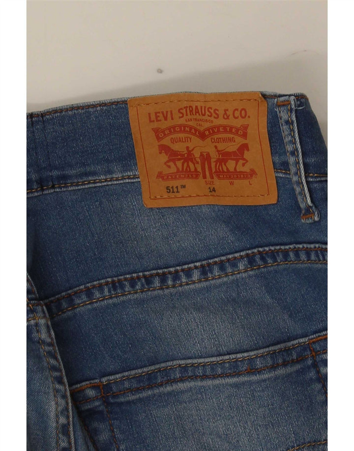 Levi's Jean Slim 511 Garçon 13-14 Ans W28 L27 Bleu
