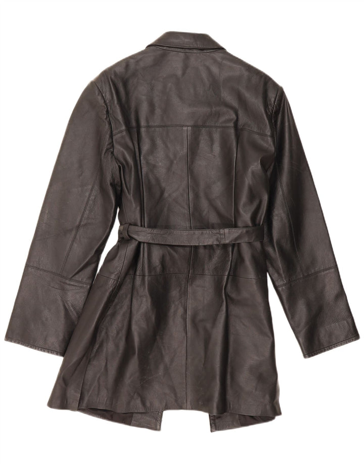 Conbipel Manteau en Cuir Femme IT 48 XL Cuir Noir