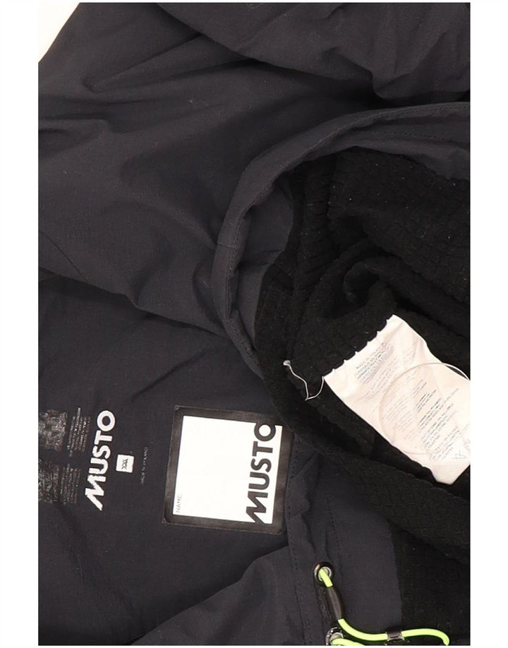 Musto Veste de Pluie Homme UK 44 2XL Bleu Marine Polyamide