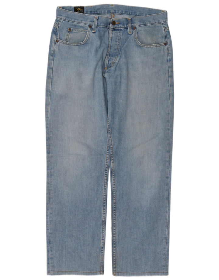 Lee Jean Droit Homme W36 L31 Bleu Coton