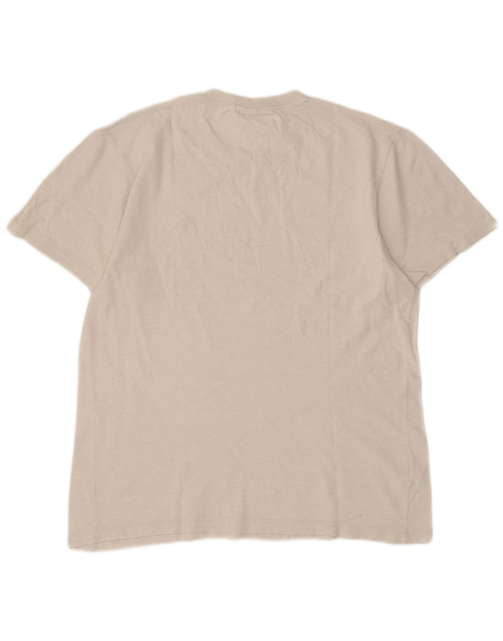 Lacoste T-Shirt Homme Top Taille 4 Coton Blanc Moyen