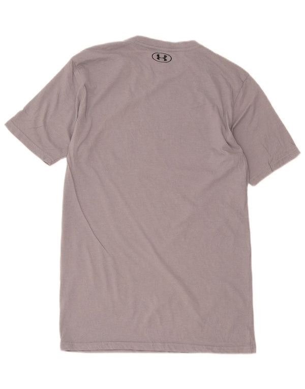 Under Armour Tee-Shirt Graphique Homme Gris Moyen Coton
