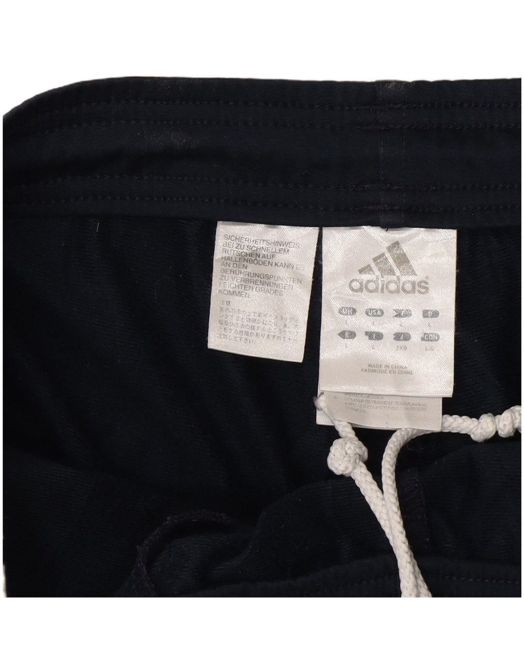 Adidas Pantalon de survêtement pour homme Large Bleu marine Polyester