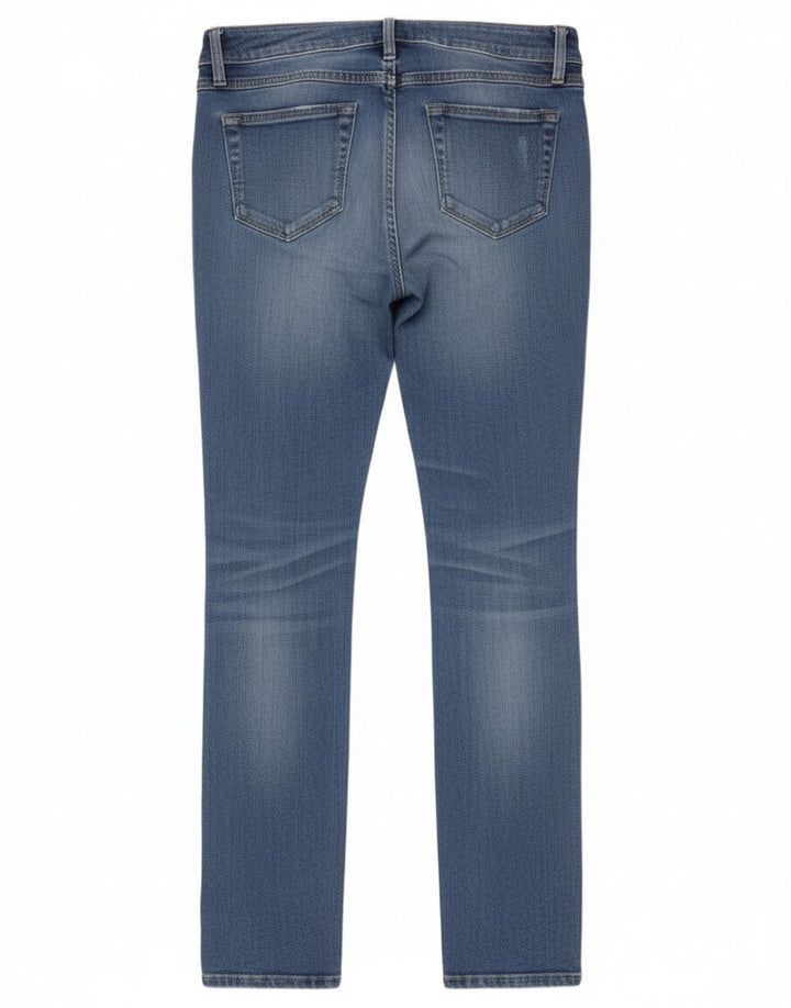 Benetton Jean Skinny Femme W28 L33 Bleu Coton