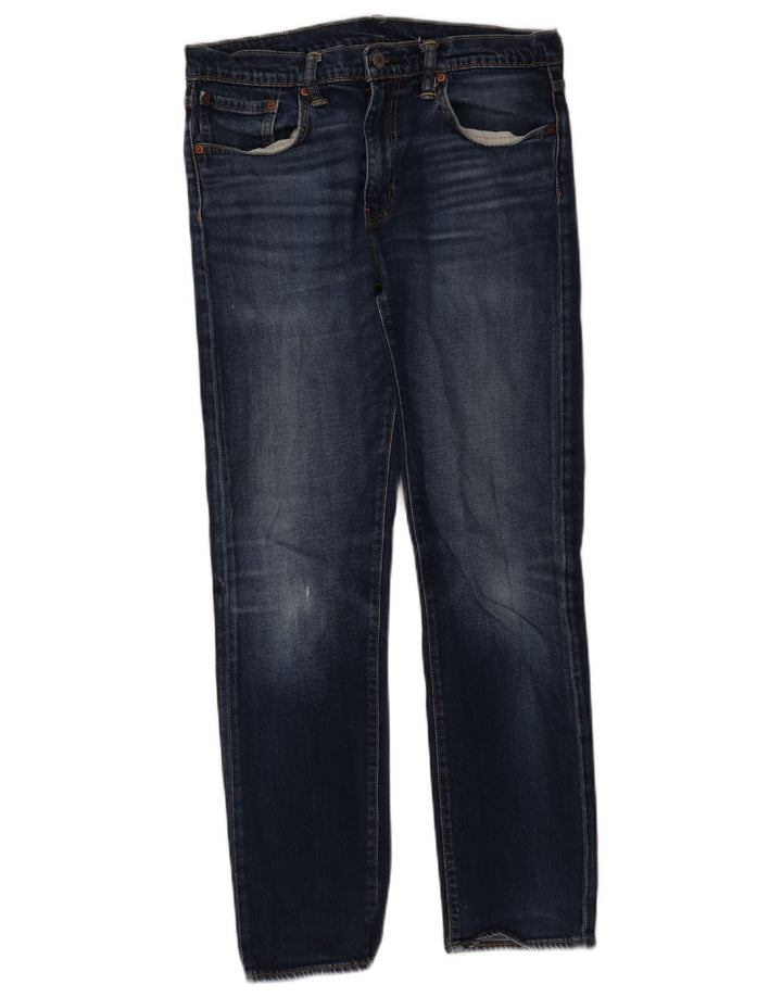 Levi's Jean Droit Effet Déchiré W33 L32 Femme Bleu Coton