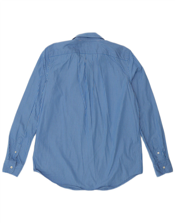 Ralph Lauren Chemise Femme US 8 Coton Rayé Bleu Moyen