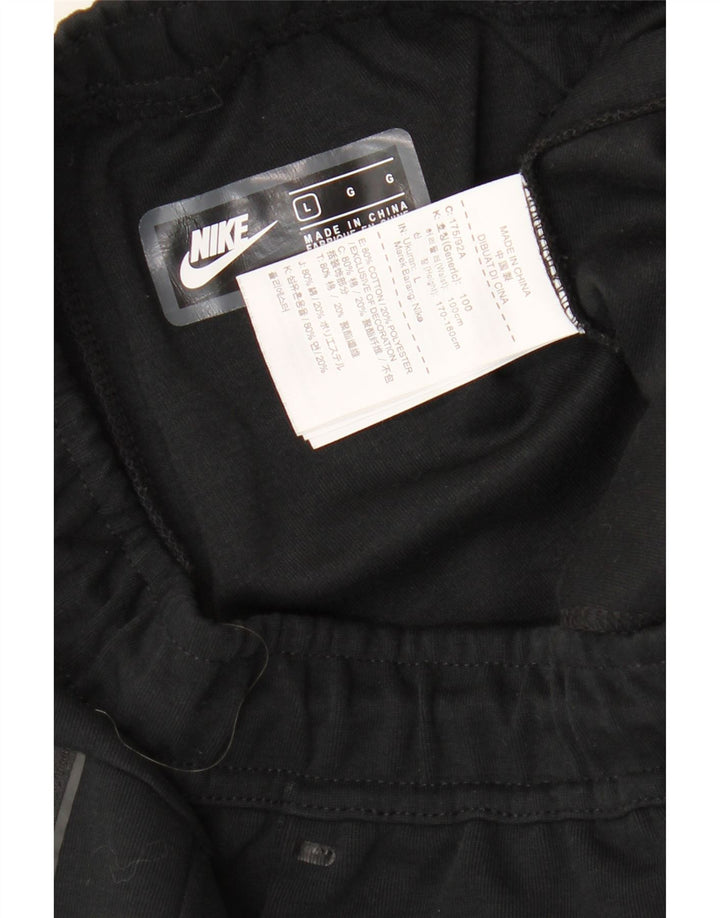 Nike Pantalon de survêtement pour homme en coton noir Taille L