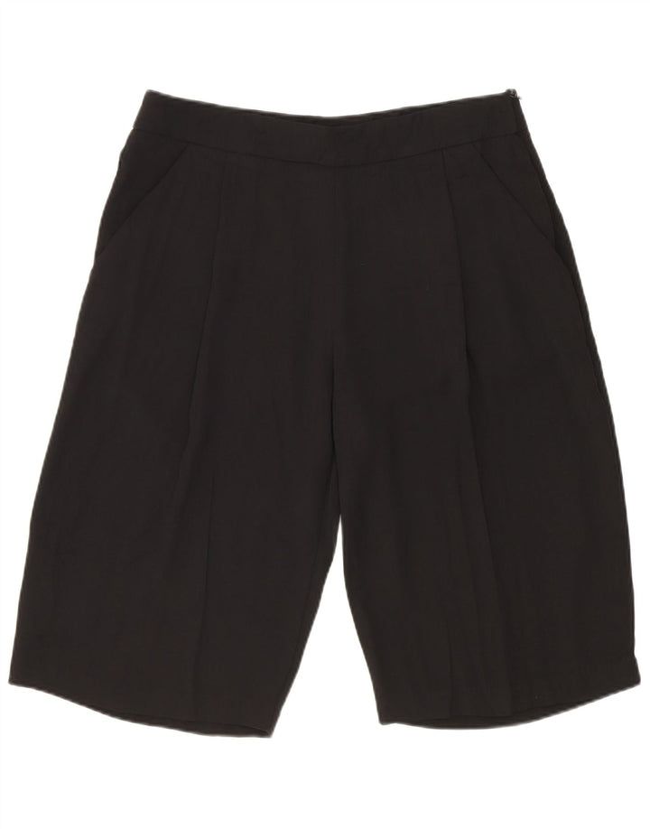 Zara Short décontracté pour femme XS W24 Noir Polyester