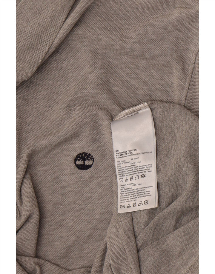 Timberland Polo Homme XL Gris Coton