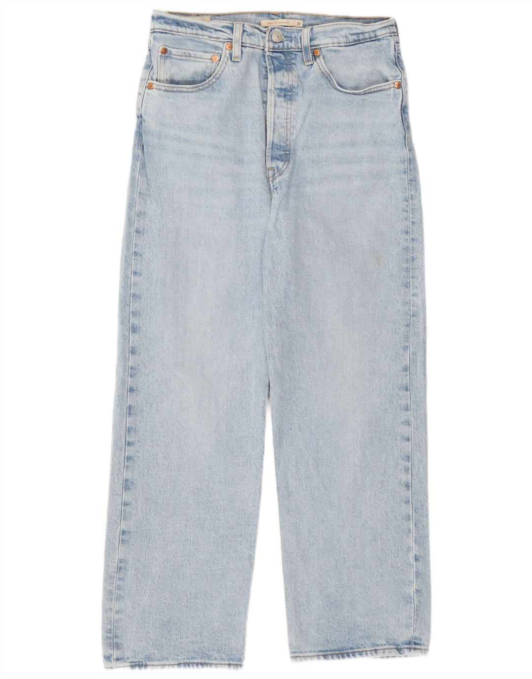 Levi's Jean Droit Ribcage Homme W30 L27 Bleu Coton