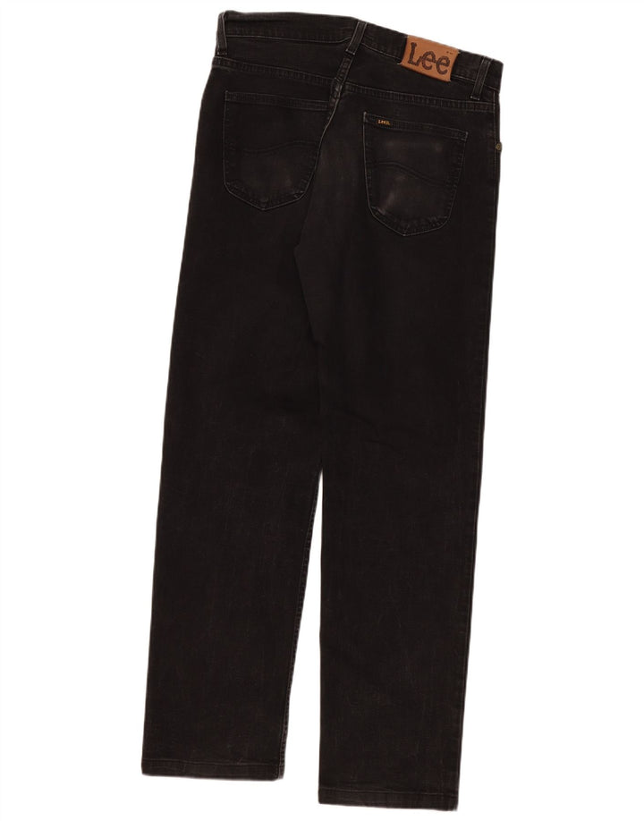 Lee Jean Droit Brooklyn W33 L31 Homme Noir Coton