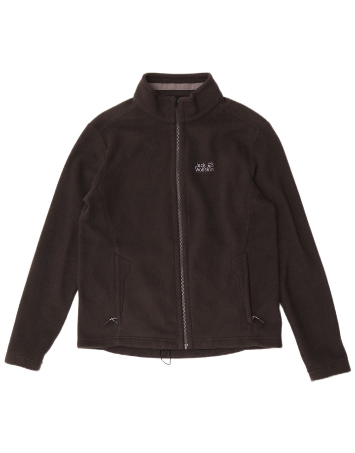 Jack Wolfskin Veste polaire pour homme UK 36/38 Small Noir Polyester
