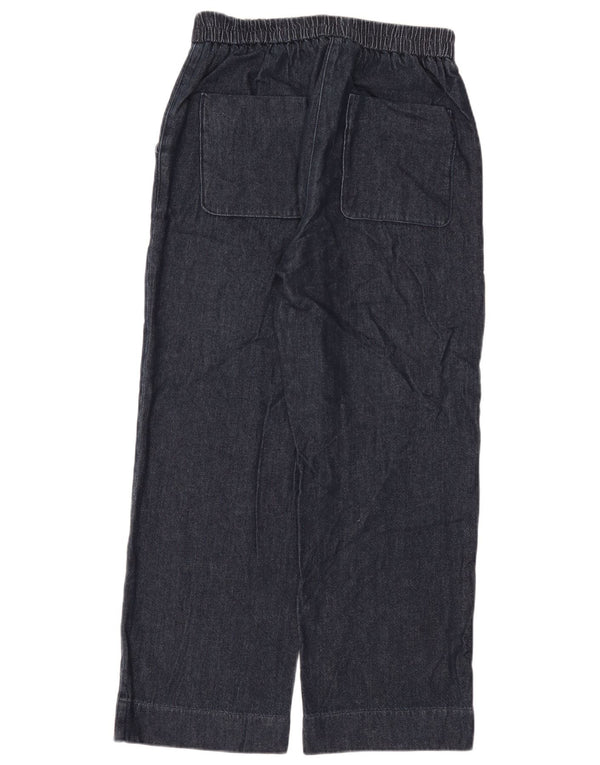 Les Copains Jeans Loose Femme EU 38 Medium W28 L28 Bleu Marine Coton