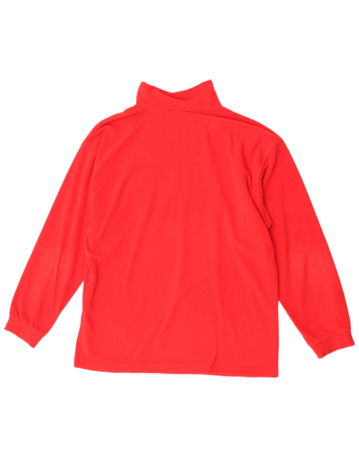 Schoffel Pull Polaire Col Zippé Homme Rouge Moyen