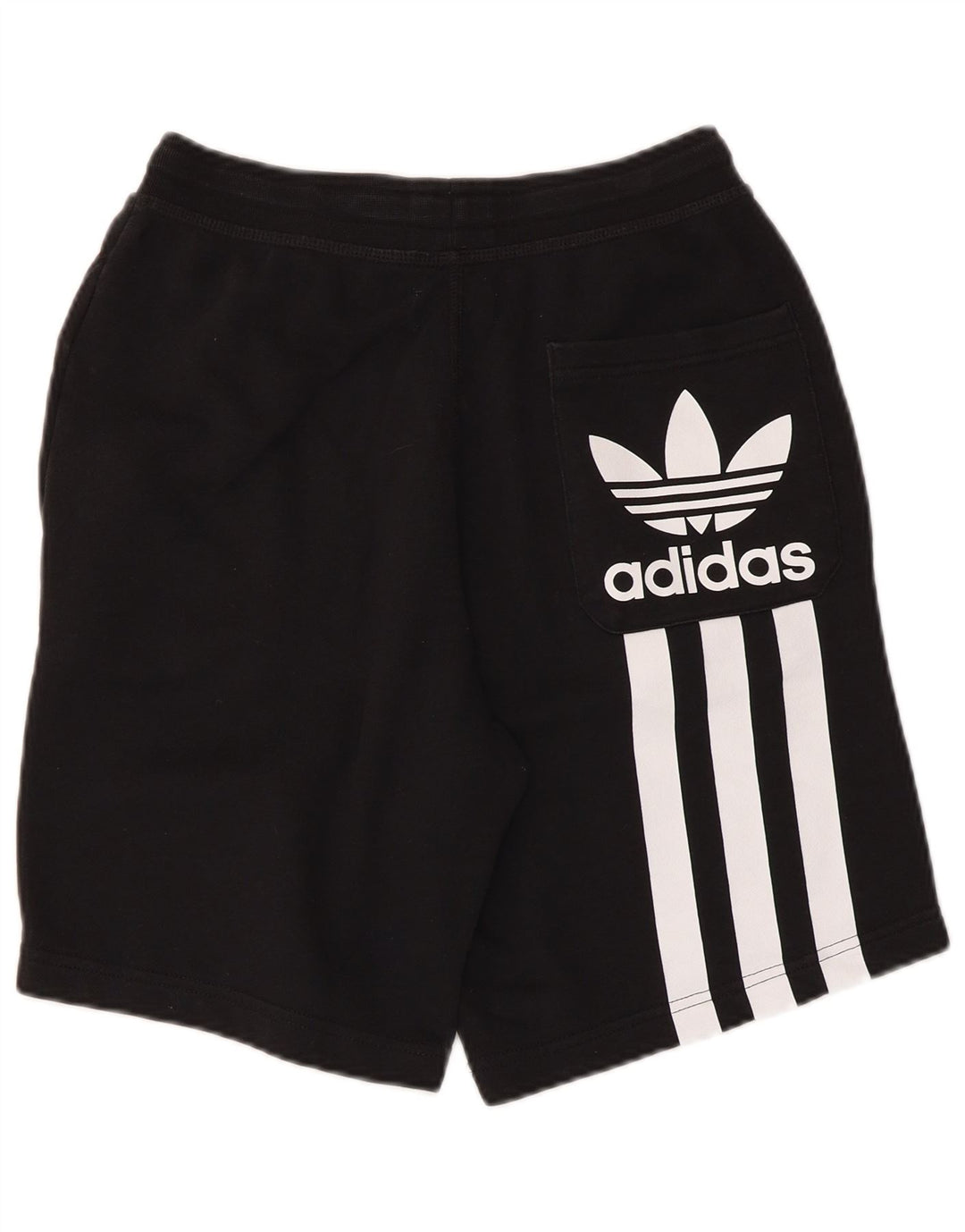 ADIDAS Short de sport graphique pour hommes petit coton noir
