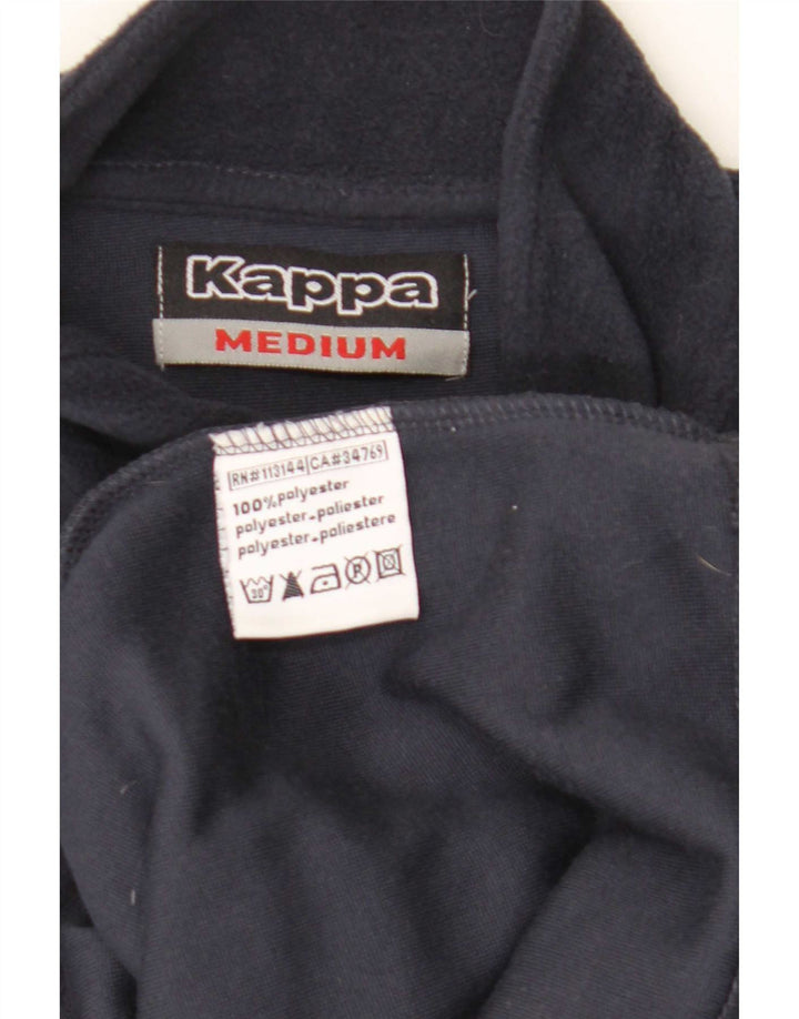 Kappa Pull polaire à col zippé pour femme UK 12 Bleu marine moyen Polyester