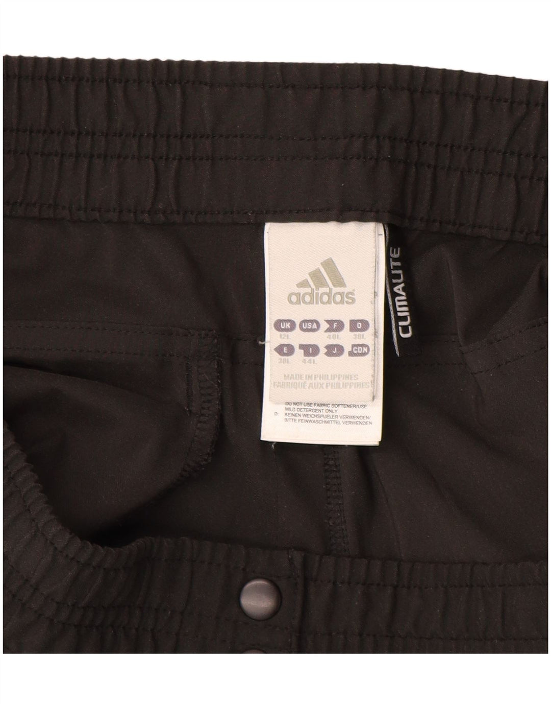 Adidas Pantalon de survêtement Climalite pour femme UK 12 Medium Noir Polyester