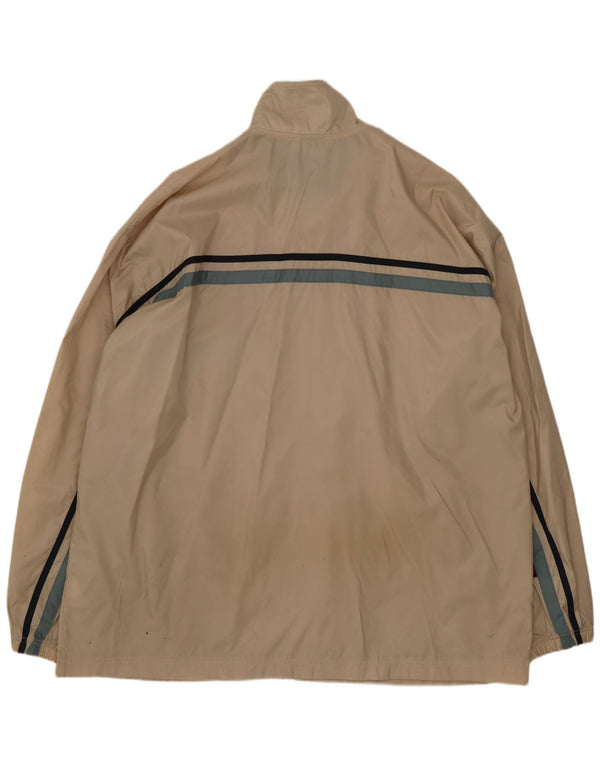 Nike Veste de survêtement pour homme en polyester rayé beige 2XL