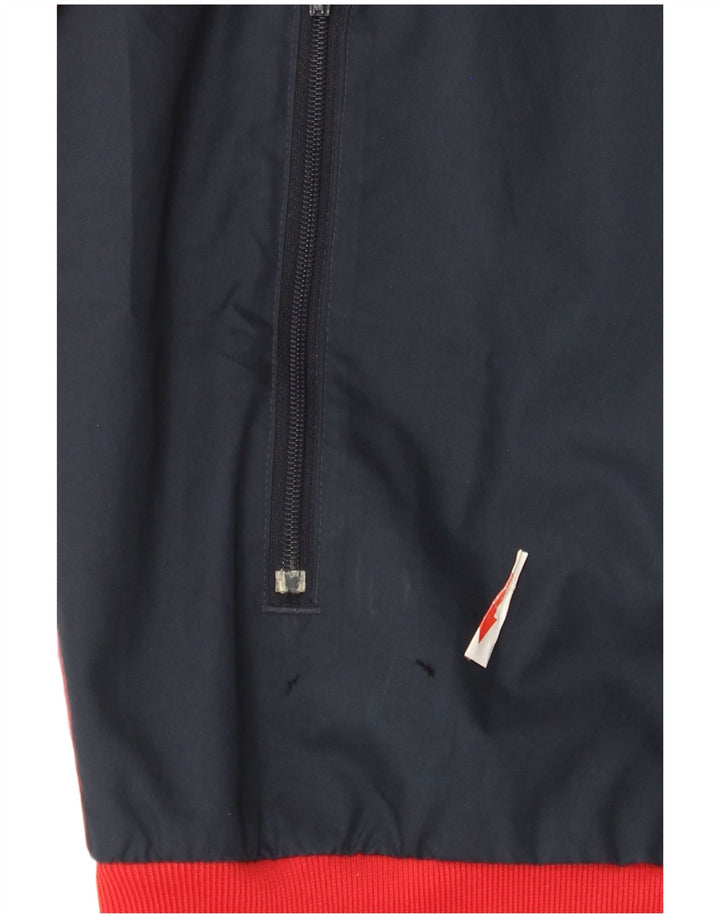 Adidas Veste de survêtement à capuche pour homme Rouge moyen Polyester colour block