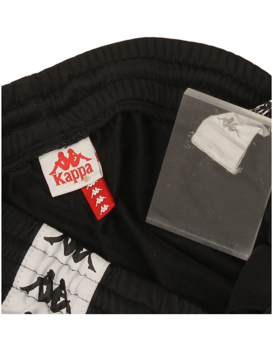 KAPPA Pantalon de Survêtement Graphique Homme Joggers Small Noir Colourblock