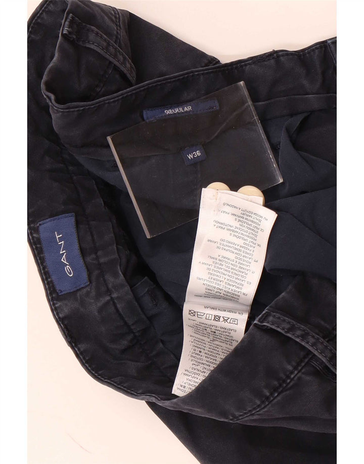 Gant Short Chino Homme W36 Large Bleu Marine Coton
