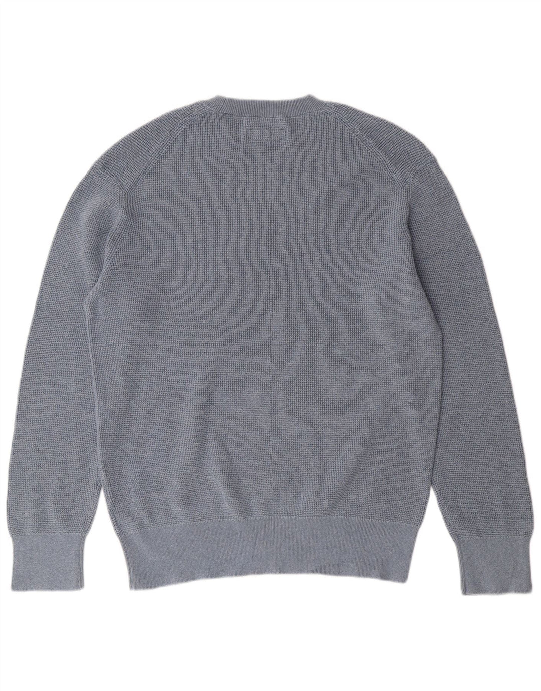 ALL SAINTS Pull Col Rond Homme Bleu Moyen Coton