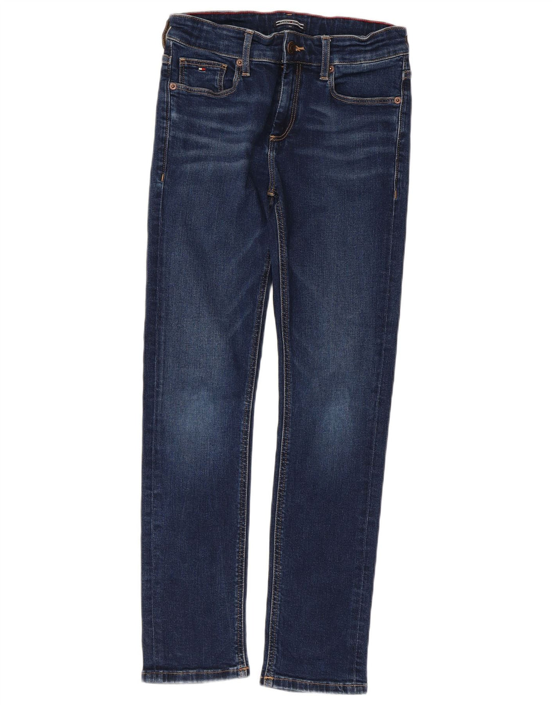 TOMMY HILFIGER Jean Slim Garçon 11-12 ans W28 L27 Bleu Coton