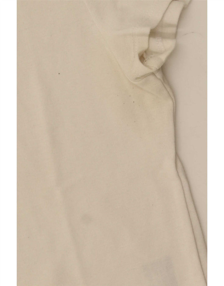 Levi's T-Shirt Femme UK 12 Blanc Moyen Coton