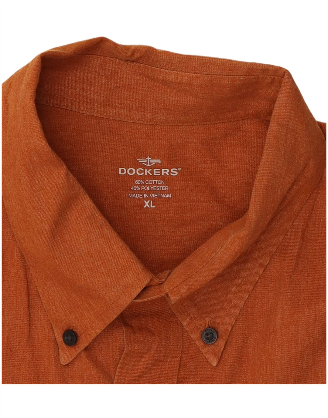 DOCKERS Chemise Homme XL Orange Coton