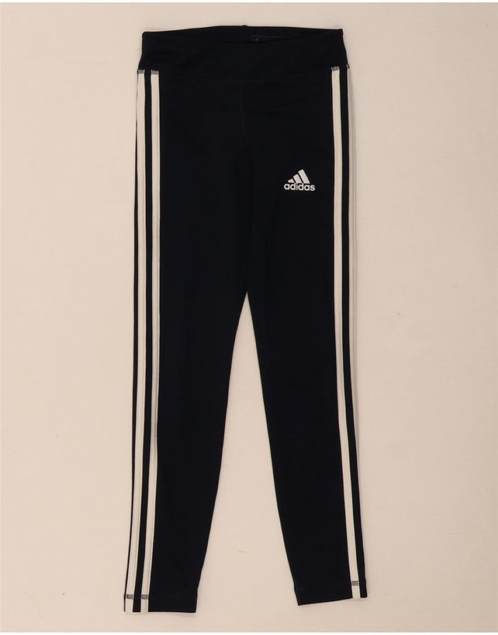 ADIDAS Leggings Climalite Fille 9-10 ans Bleu Marine Polyester