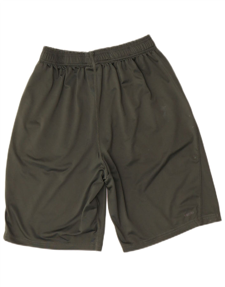 CANTERBURY Mens Graphic Sport Shorts Small  Green Polyester