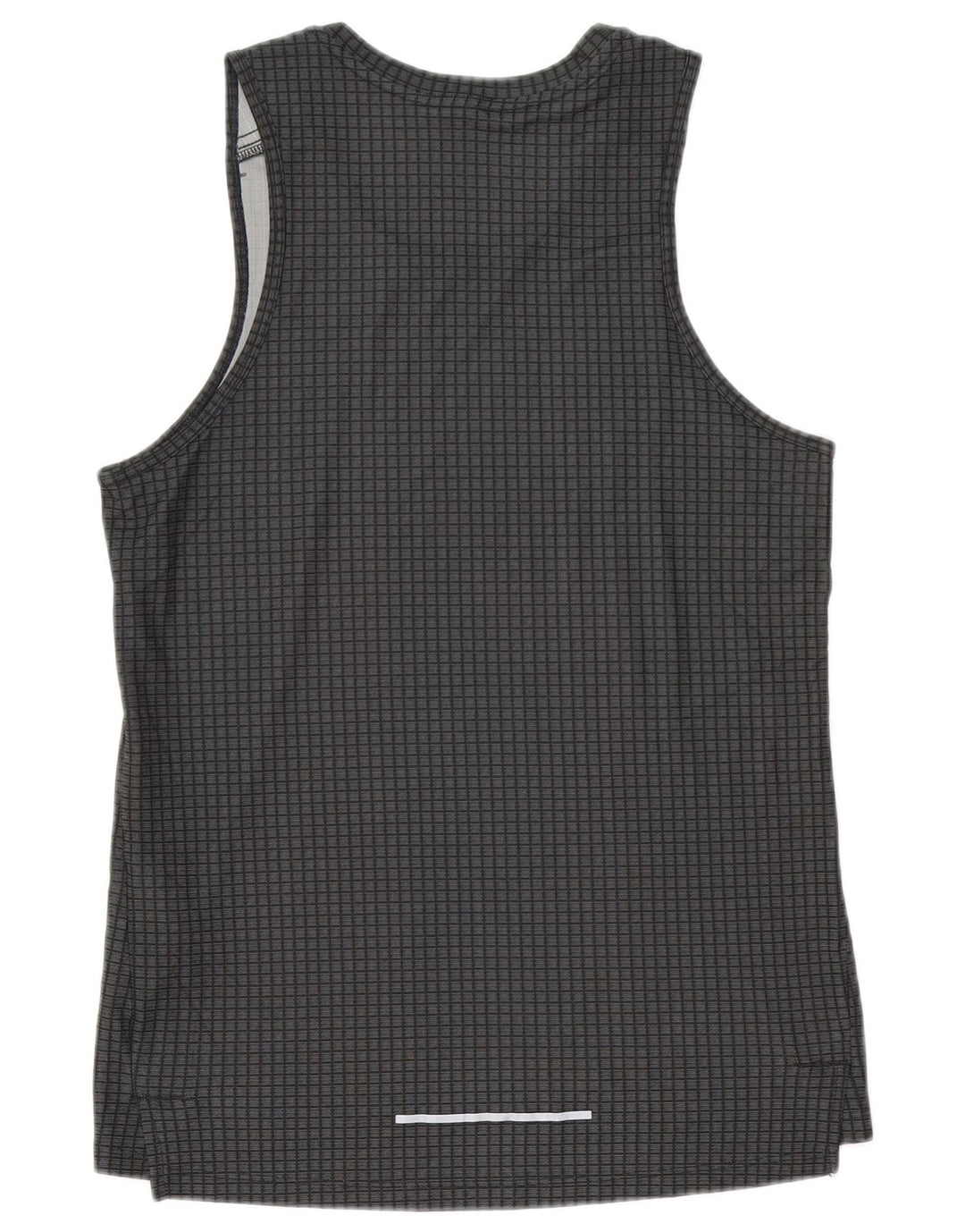 Nike Hommes Dri Fit Débardeur Petit Gris Carreaux Polyester