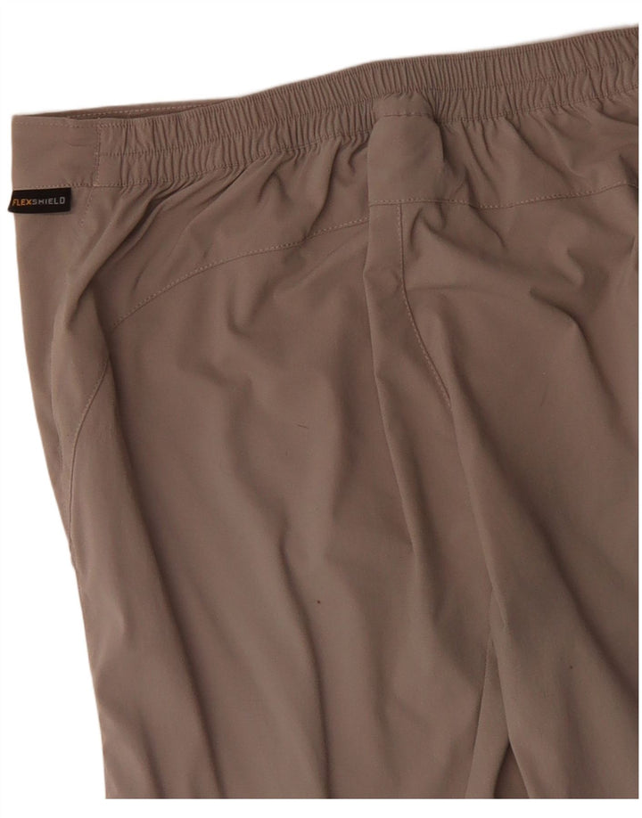 Jack Wolfskin Bermuda Femme UK 12 Medium W34 Kaki Polyamide