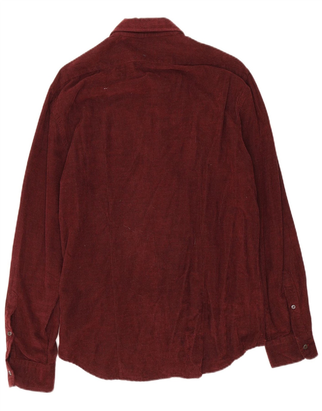 Jigsaw Chemise En Velours Côtelé Homme Coton Bordeaux Moyen
