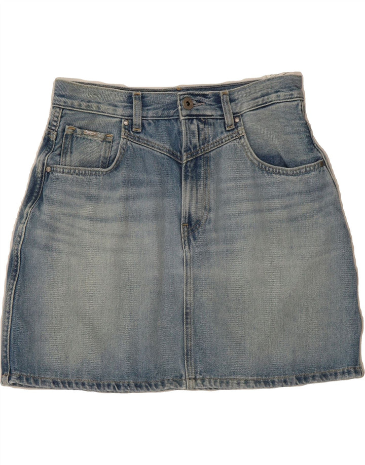 PEPE JEANS Womens Denim Skirt Medium W28  Blue Cotton Vintage PEPE Jeans and Second-Hand PEPE Jeans from Messina Hembry 