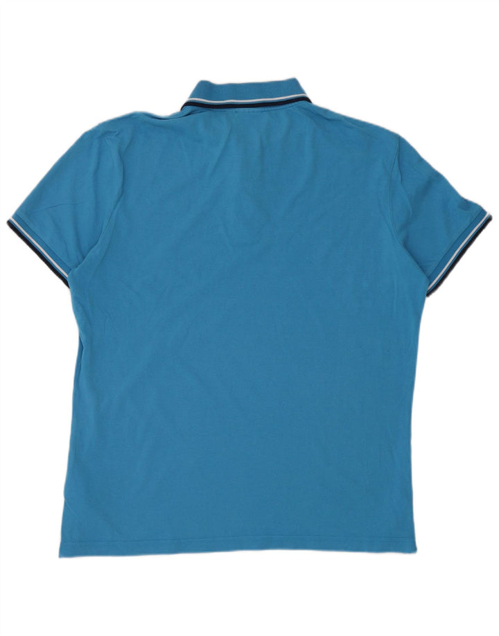 DIADORA Polo Homme Grand Bleu Coton