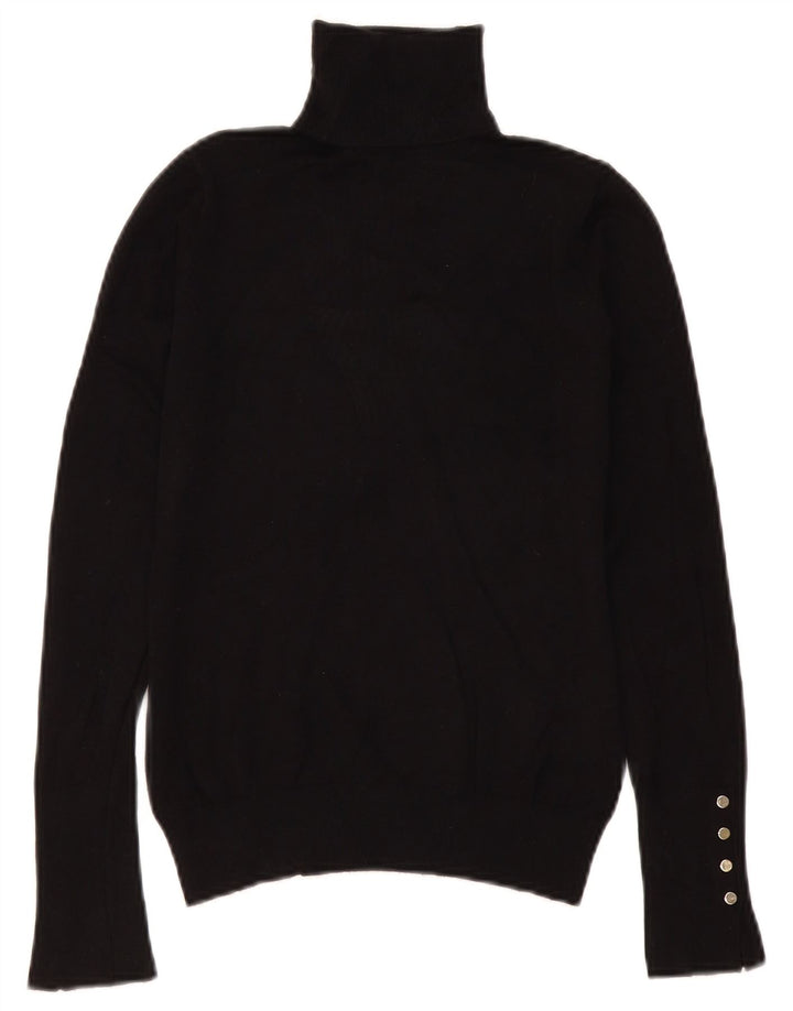 Zara Pull col roulé pour femme UK 10 Petit Noir