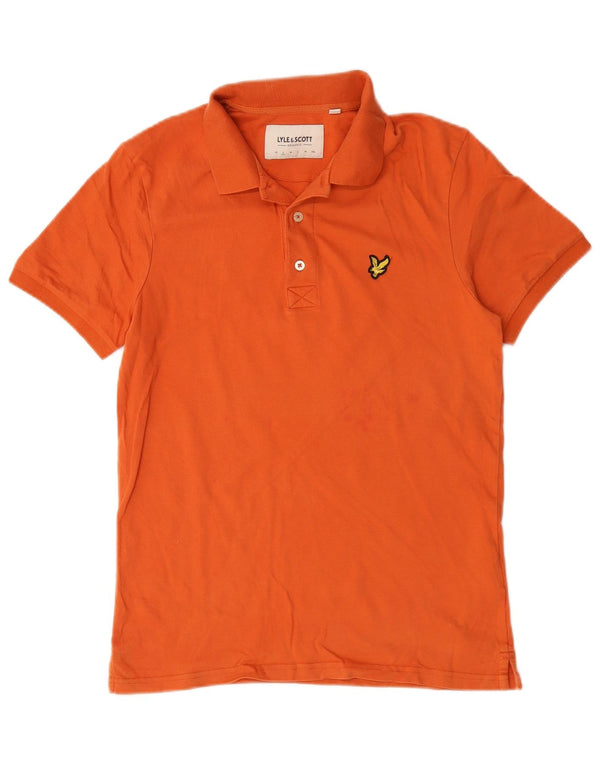Lyle & Scott Polo Homme Petit Orange Coton