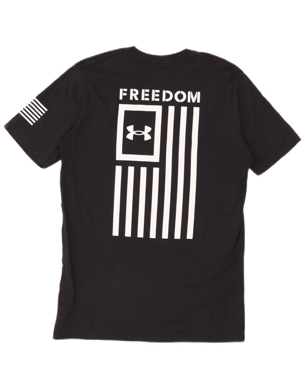 Under Armour T-Shirt Graphique Homme Petit Noir Coton