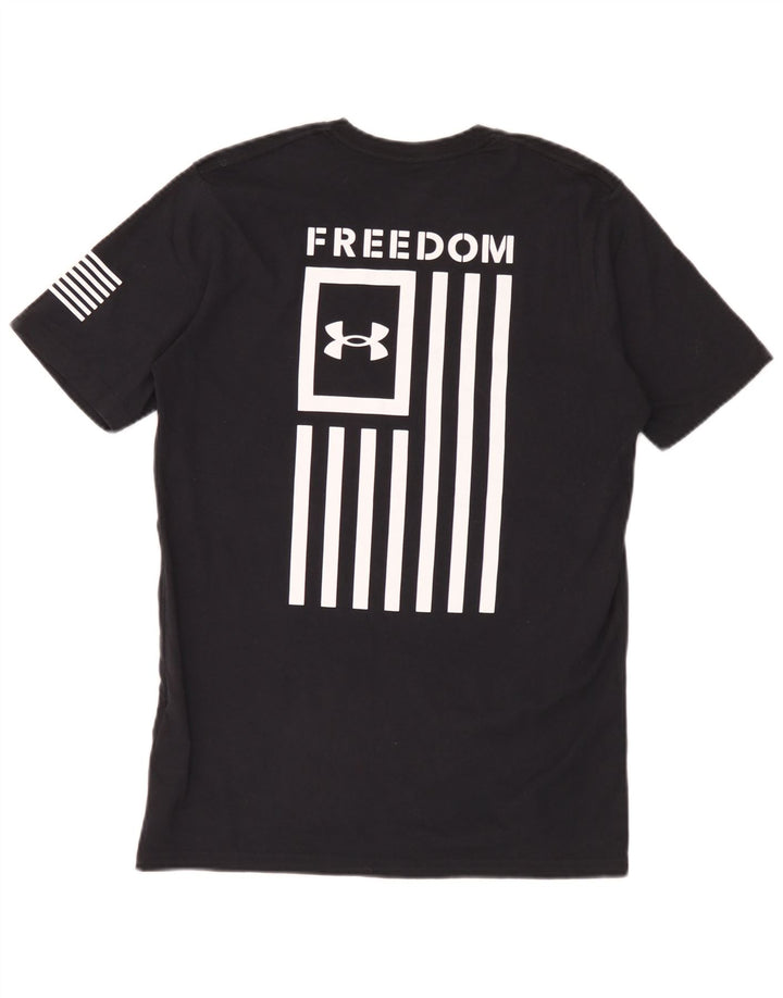 Under Armour T-Shirt Graphique Homme Petit Noir Coton
