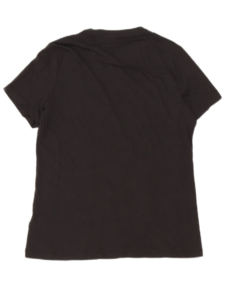 Puma T-shirt graphique pour hommes, grand, noir, coton