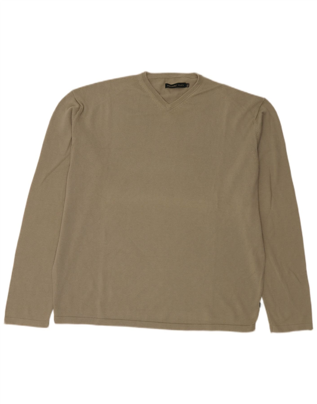 Dockers Pull Khakis col V pour homme 2XL Kaki