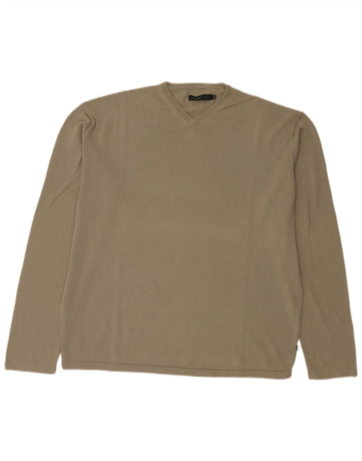 Dockers Pull Khakis col V pour homme 2XL Kaki