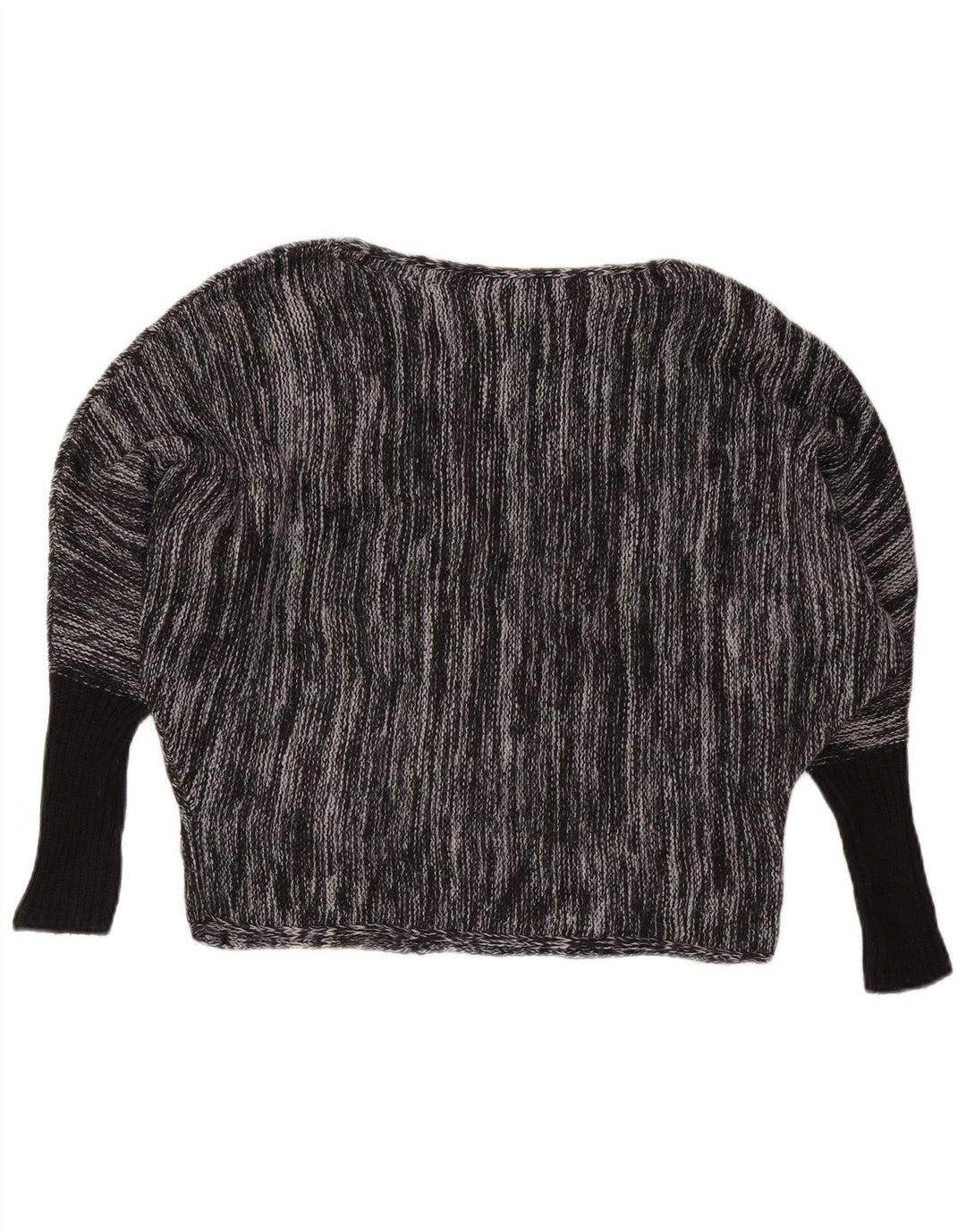 CALVIN KLEIN JEANS Pull col bateau pour femme UK 6 XS Gris moucheté