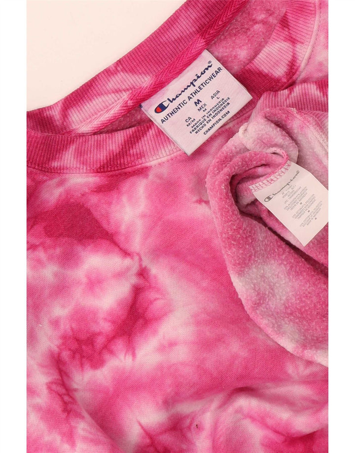 Champion Sweat-shirt surdimensionné pour femme UK 44 Rose moyen Tie Dye