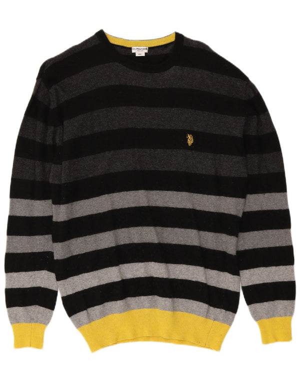 U.S. Polo Assn. Pull col rond homme 2XL rayé multicolore