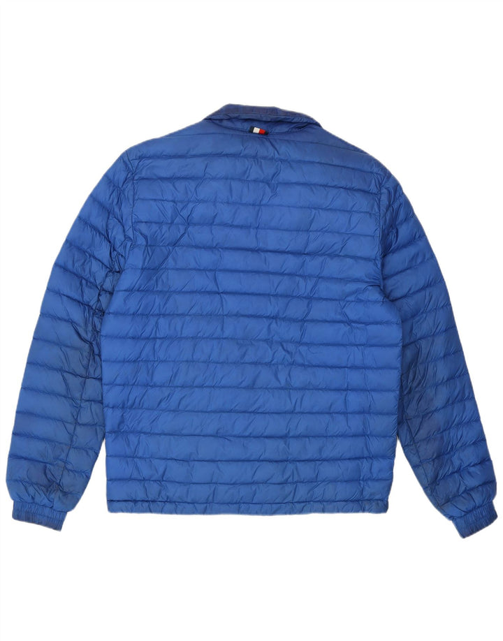Tommy Hilfiger Veste matelassée pour homme UK 36 Small Bleu Polyamide