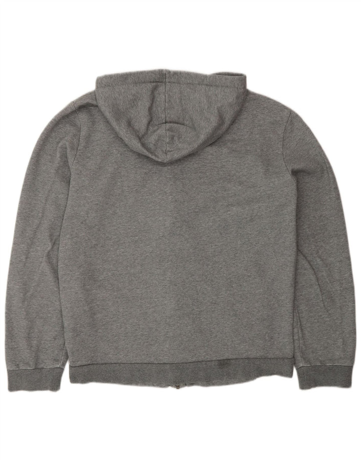 Puma Sweat à Capuche Zippé Homme Gris Moyen Colourblock Cotton